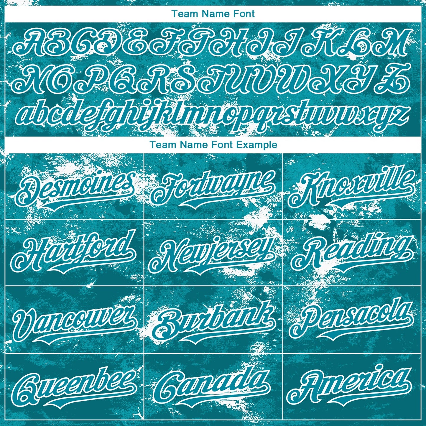 Custom Tie Dye Teal-White Authentic Baseball Jersey view 4