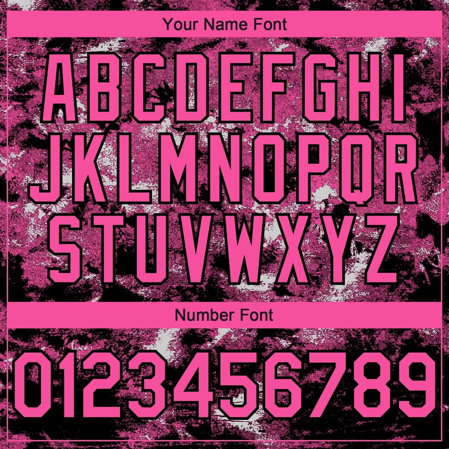Custom Tie Dye Pink-Black Authentic Baseball Jersey view 5