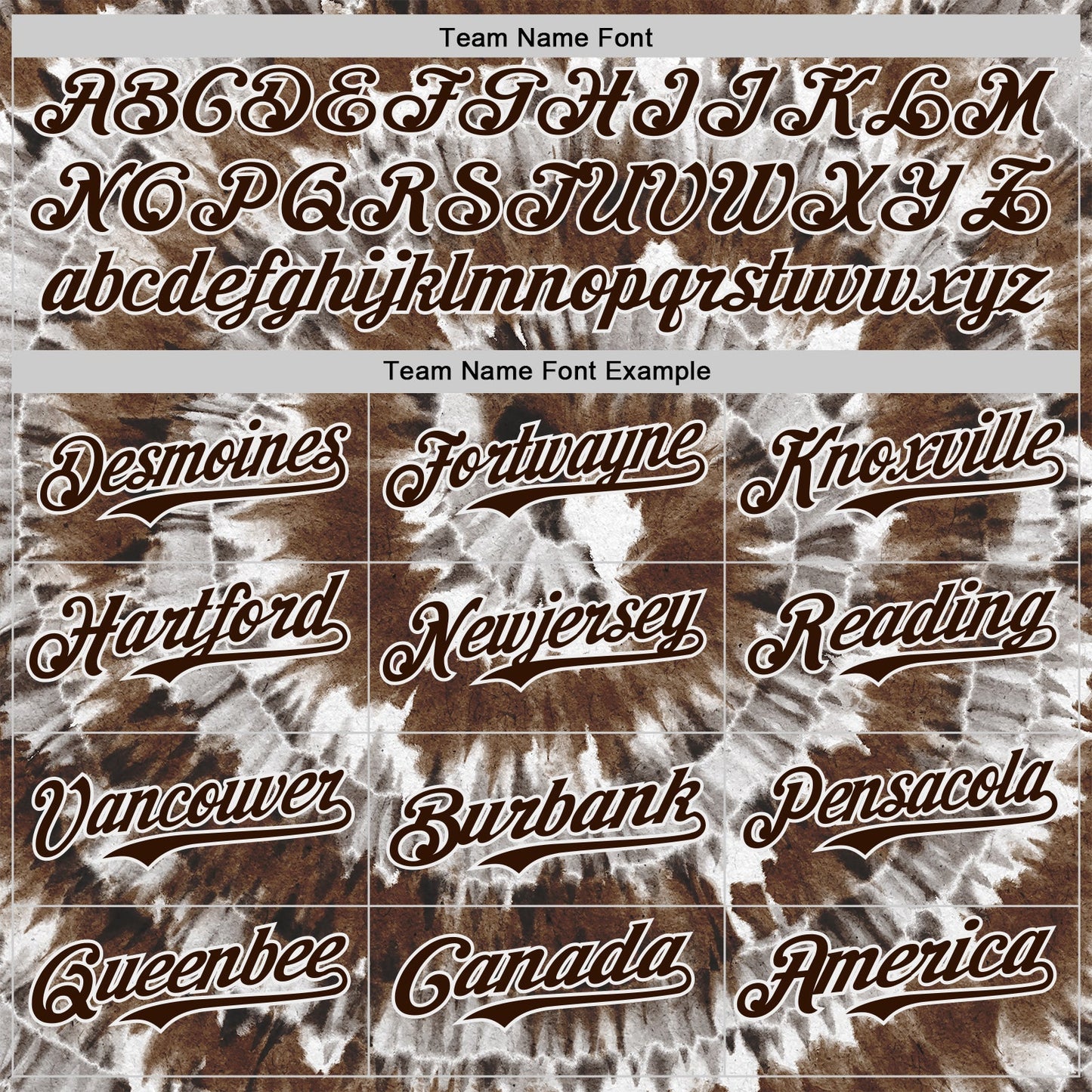 Custom Tie Dye Brown-White Shibori Pattern Authentic Baseball Jersey view 4