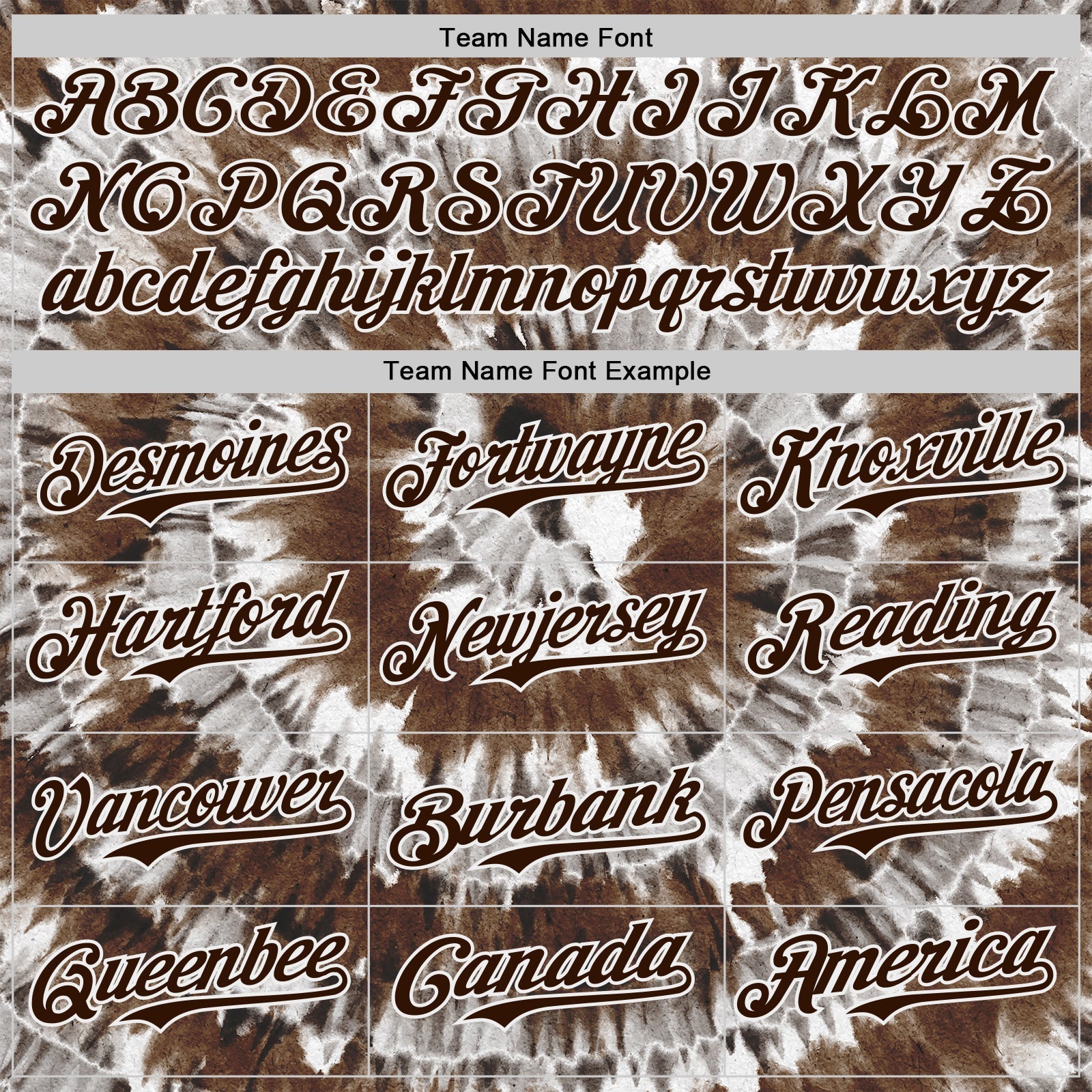 Custom Tie Dye Brown-White Shibori Pattern Authentic Baseball Jersey view 4
