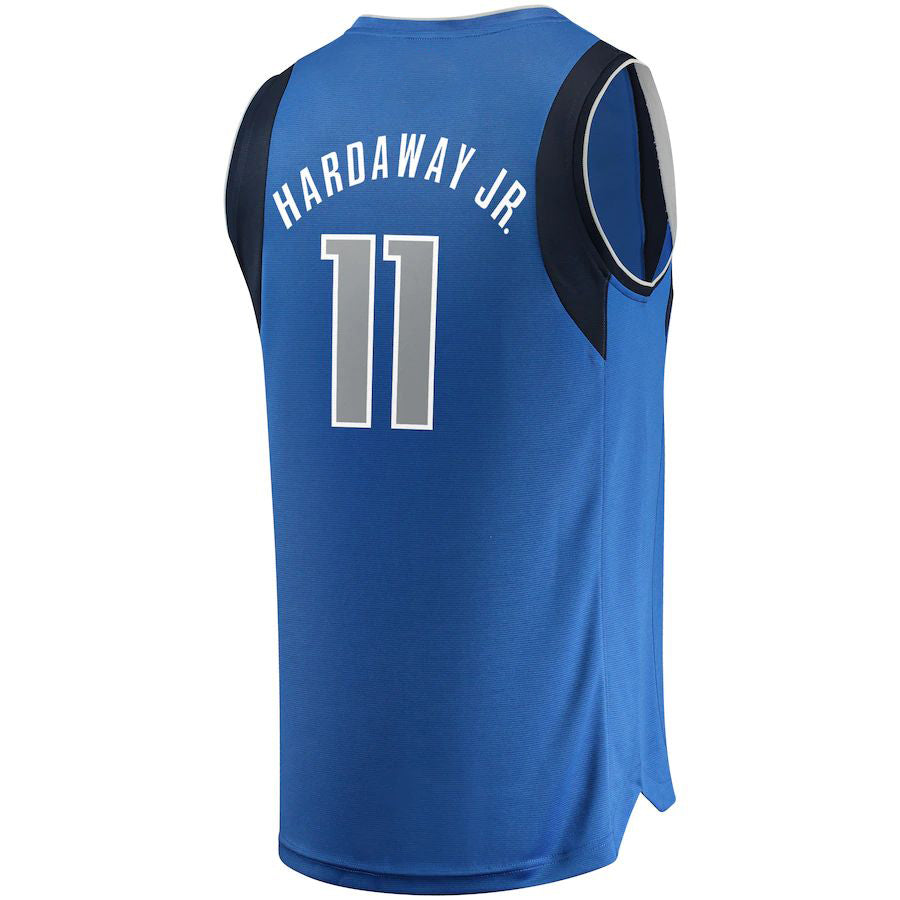 D.Mavericks #11 Tim Hardaway Jr Fanatics Branded Fast Break Replica Jersey Icon Edition Royal Stitched American Basketball Jersey - Main View