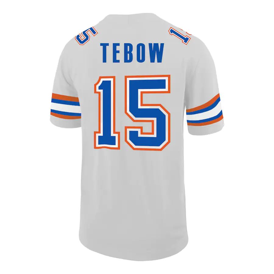 F.Gators #15 Tim Tebow Jordan Brand Ring of Honor Untouchable Replica Jersey White Stitched American College Jerseys - Main View