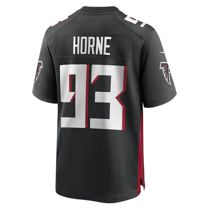 A.Falcons #93 Timmy Horne Black Game Player Jersey Stitched American Football Jerseys - Main View