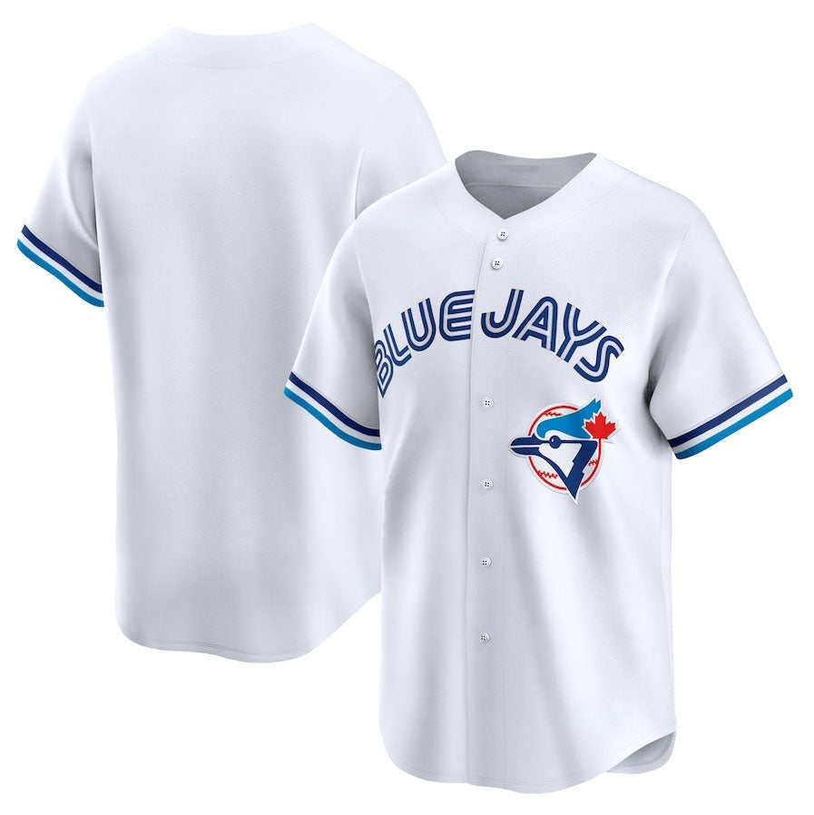 Toronto Blue Jays Cooperstown Collection Limited Jersey - White Stitched Baseball Jersey - Main View