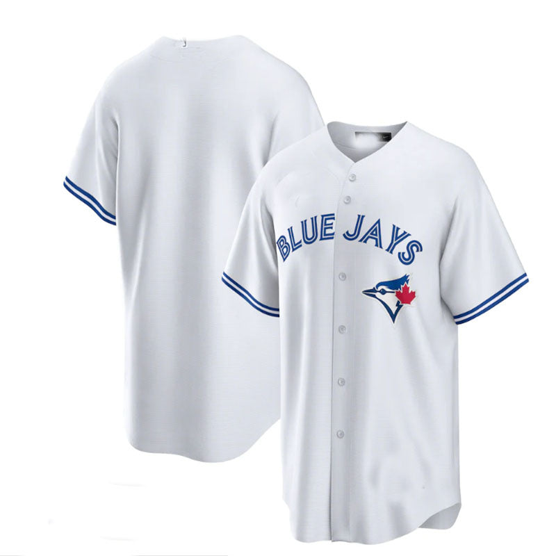 Toronto Blue Jays Home Replica Team Jersey - White Baseball Jerseys - Main View