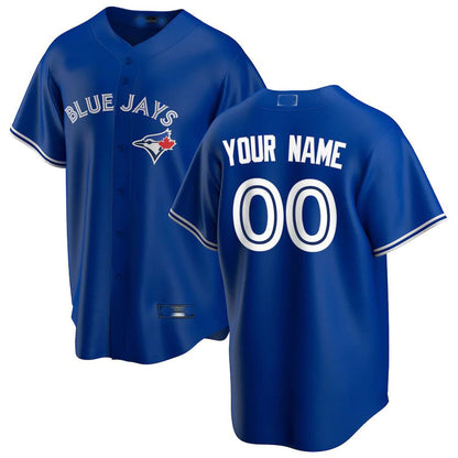 Baseball Jerseys Custom Toronto Blue Jays Royal Alternate Replica Custom Jersey - Main View