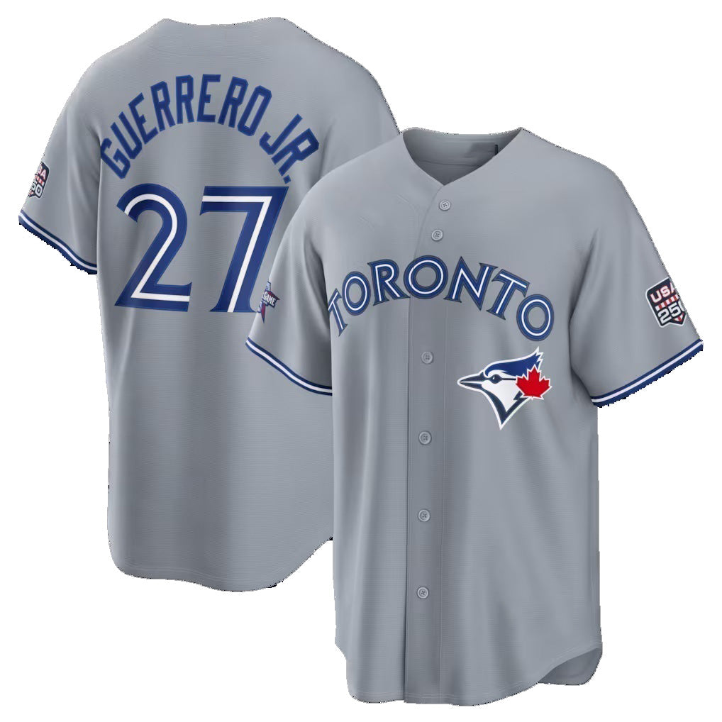 Toronto Blue Jays #27 Vladimir Guerrero Jr. 2026 All-Star Game Gray Replica Baseball Jersey - Main View