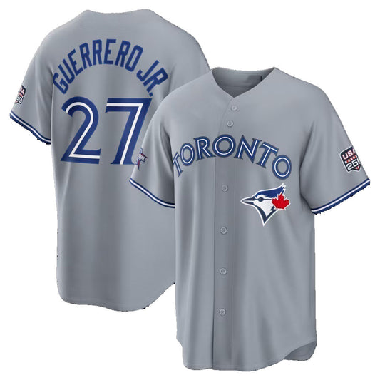 Toronto Blue Jays #27 Vladimir Guerrero Jr. 2026 All-Star Game Gray Replica Baseball Jersey - Main View