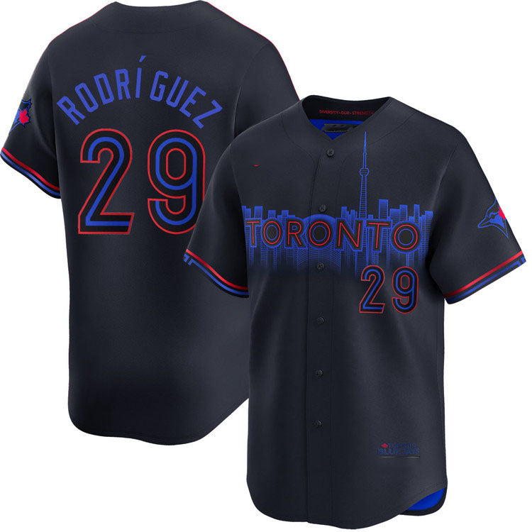 Toronto Blue Jays #29 Yariel Rodriguez City Connect Limited Jersey Baseball Jersey - Main View