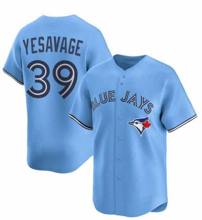 Toronto Blue Jays #39 Trey Yesavage Powder Blue Baseball Player Jersey - Main View