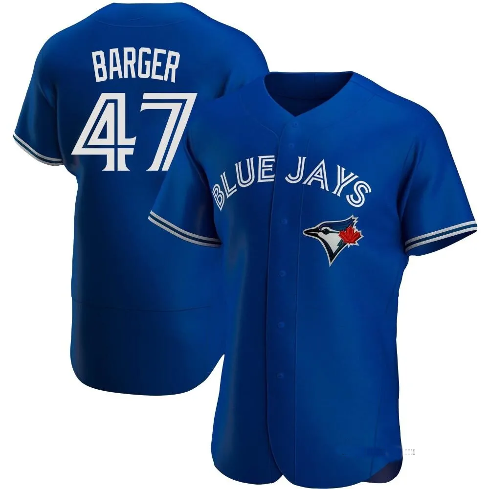 Toronto Blue Jays #47 Addison Barger Blue Stitched Cool Base Jersey Baseball Jersey - Main View