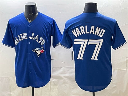 Toronto Blue Jays #77 Louis Varland Royal 2025 Limited Stitched Baseball Jersey - Main View