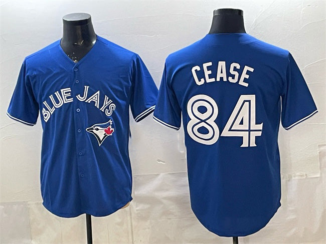 Toronto Blue Jays #84 Dylan Cease Blue 2025 Cool Base Stitched Baseball Jersey - Main View