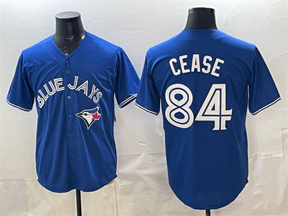 Toronto Blue Jays #84 Dylan Cease Blue 2025 Cool Base Stitched Baseball Jersey - Main View