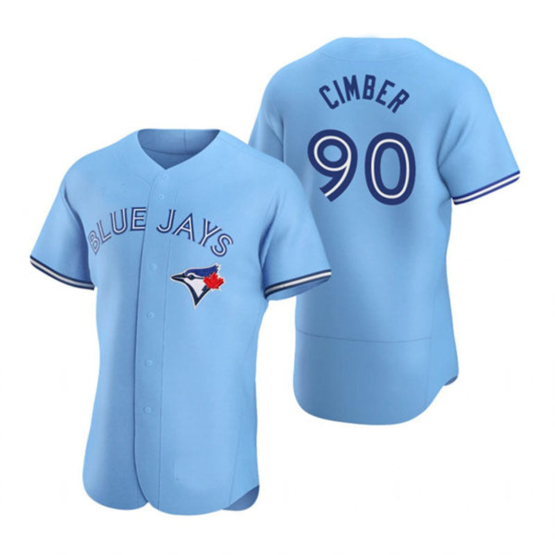 Toronto Blue Jays #90 Adam Cimber Powder Blue Alternate FlexBase Player Jersey Baseball Jerseys - Main View