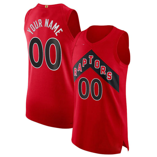 Custom T.Raptors  Diamond Swingman Authentic Jersey Icon Edition Red Stitched Basketball Jersey - Main View