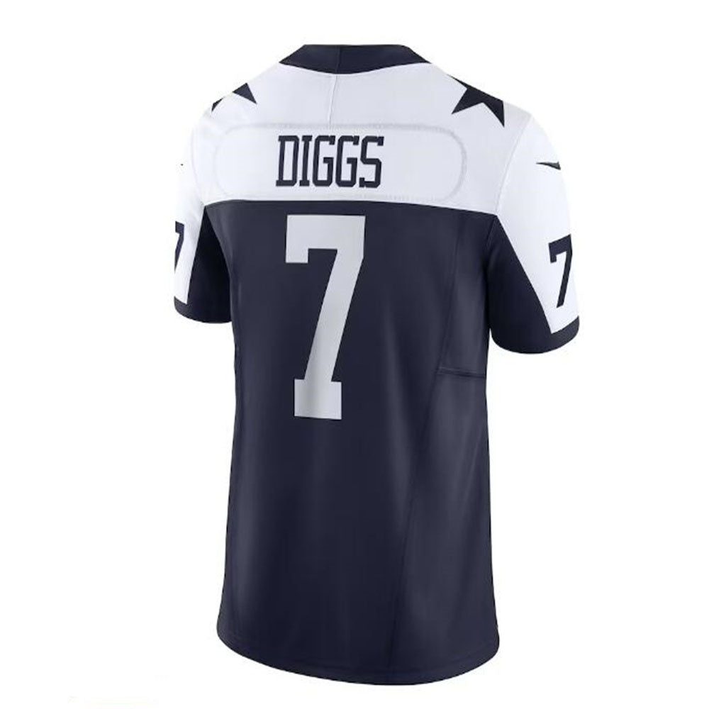 D.Cowboys #7 Trevon Diggs Vapor F.U.S.E. Limited Jersey - Navy Stitched American Football Jerseys - Main View