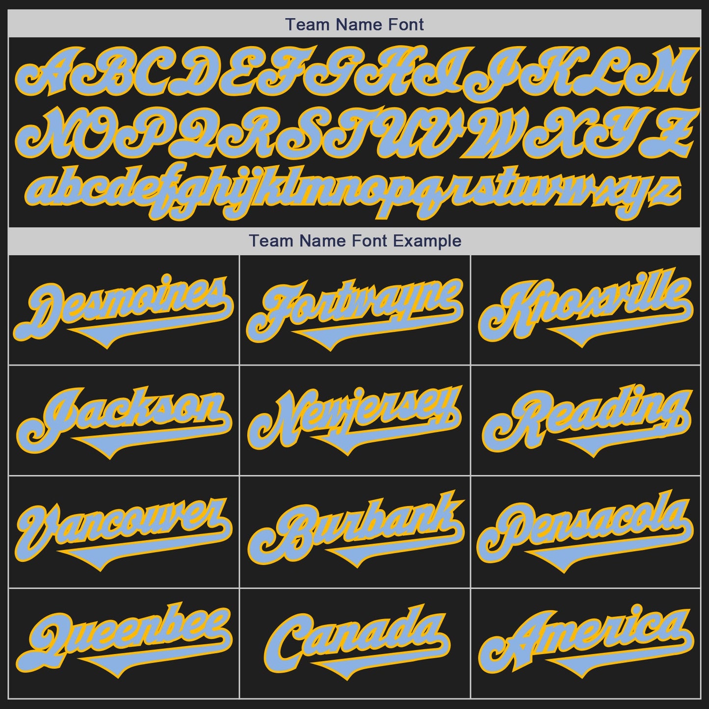 Custom Black Light Blue-Gold Authentic Two Tone Baseball Jersey view 4