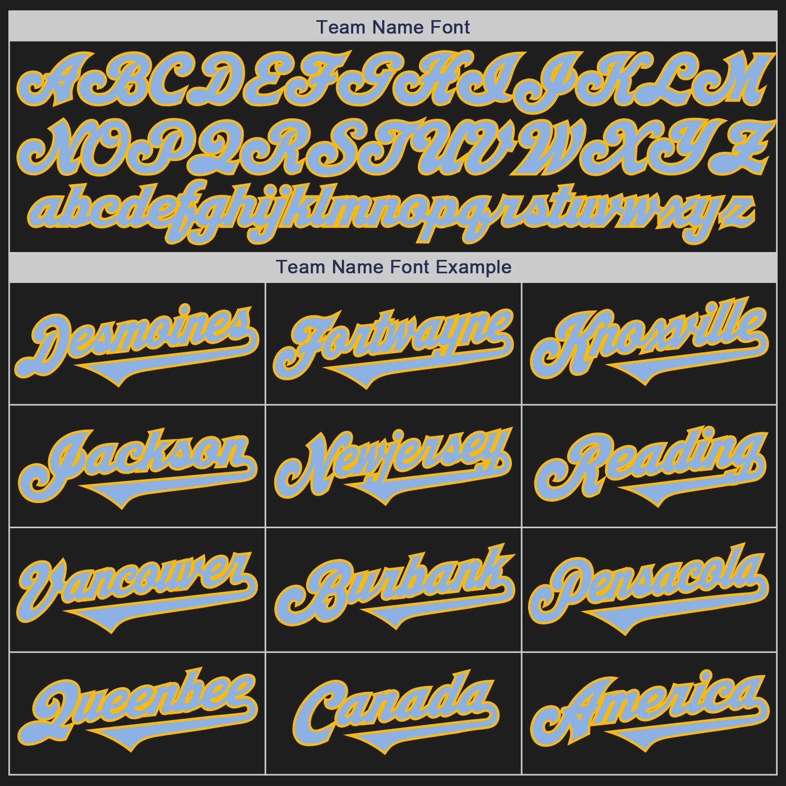 Custom Black Light Blue-Gold Authentic Two Tone Baseball Jersey view 4