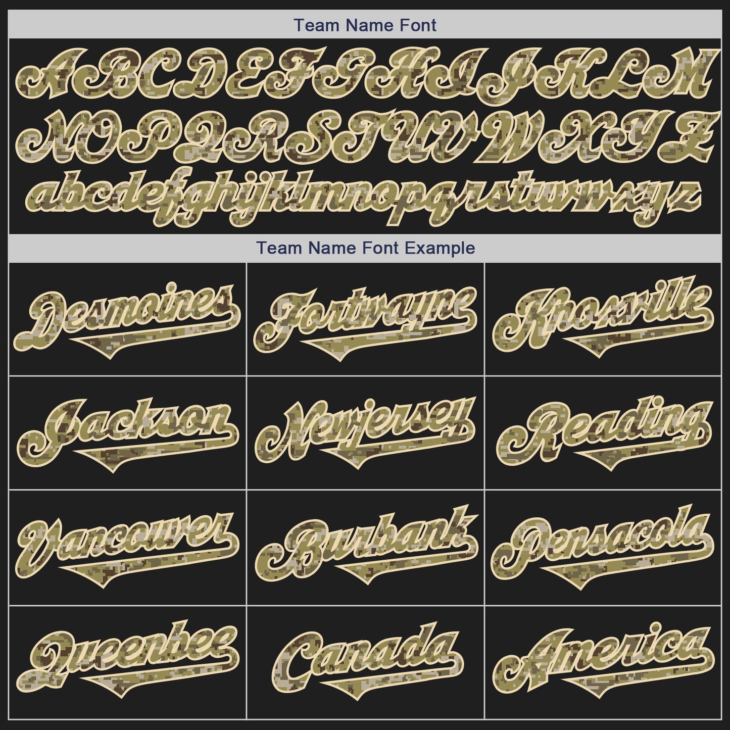 Custom Black Camo-Olive Authentic Two Tone Baseball Jersey view 4