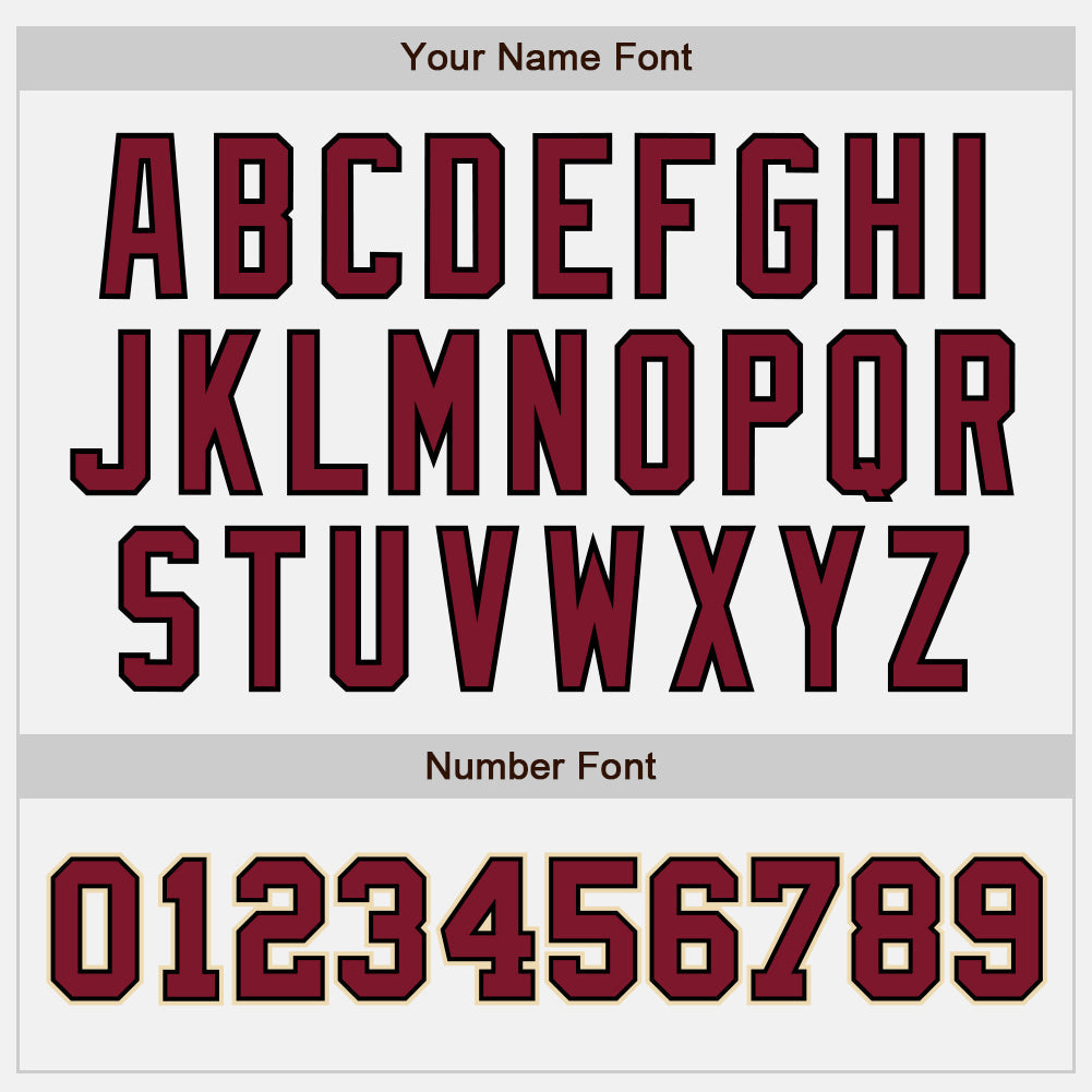 Custom White Crimson-Black Authentic Two Tone Baseball Jersey view 5