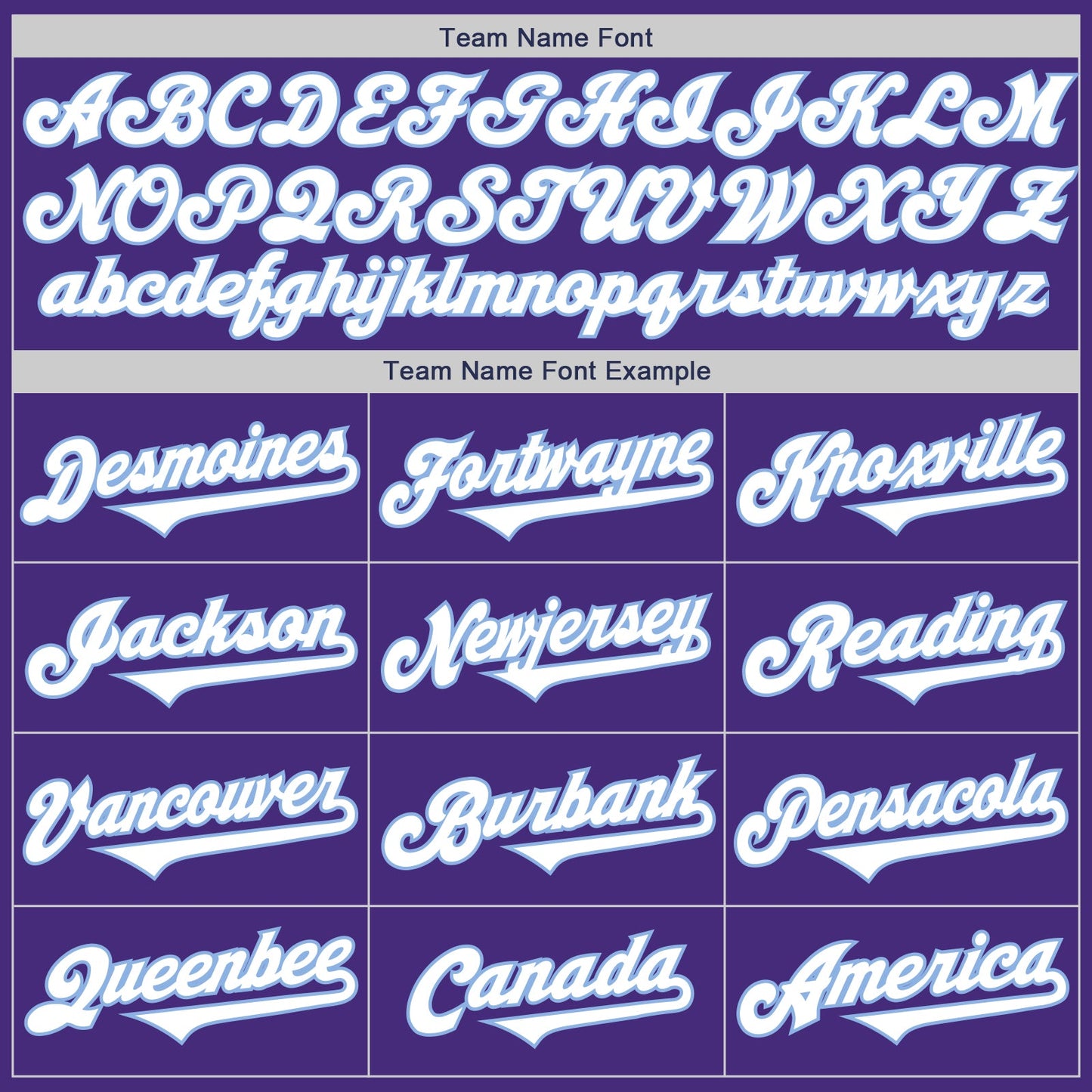 Custom Purple White-Light Blue Authentic Two Tone Baseball Jersey view 4
