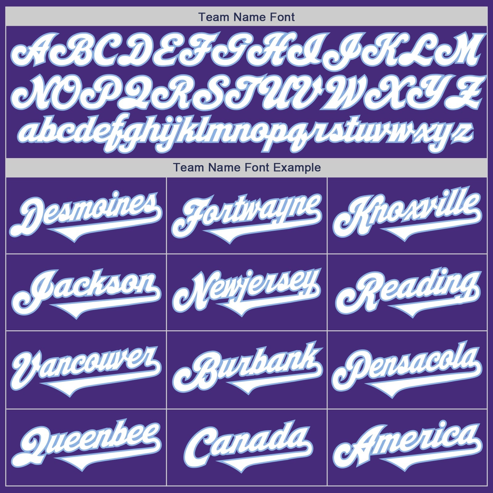 Custom Purple White-Light Blue Authentic Two Tone Baseball Jersey view 4