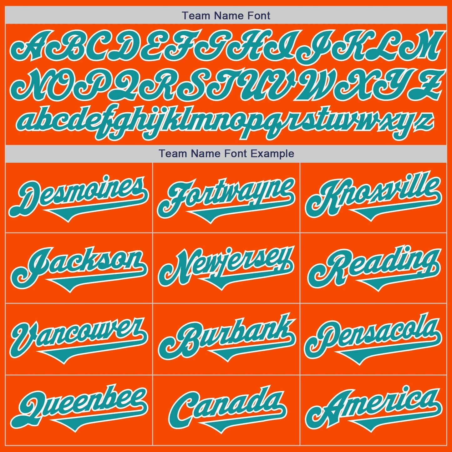 Custom Orange Teal-White Authentic Two Tone Baseball Jersey view 4