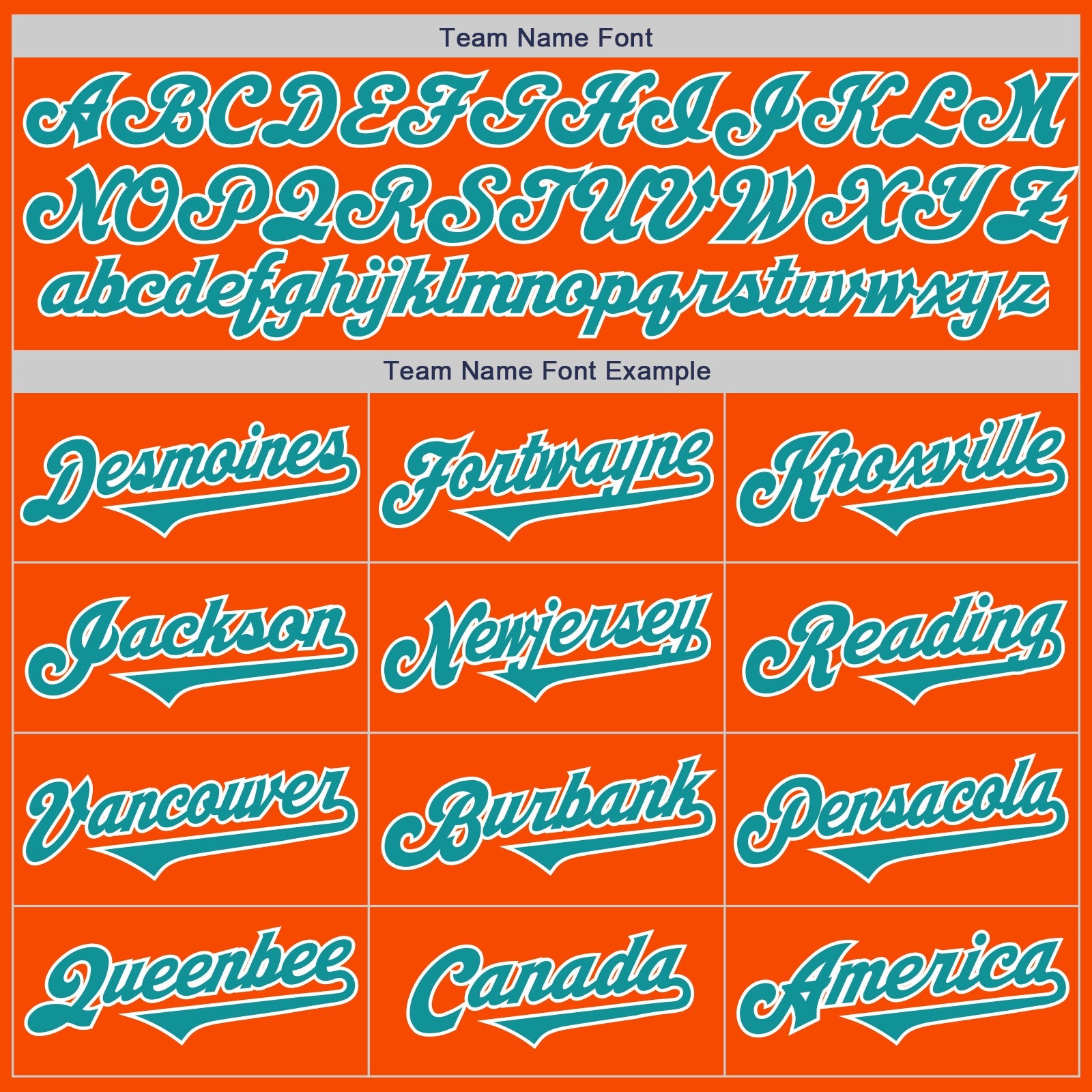 Custom Orange Teal-White Authentic Two Tone Baseball Jersey view 4