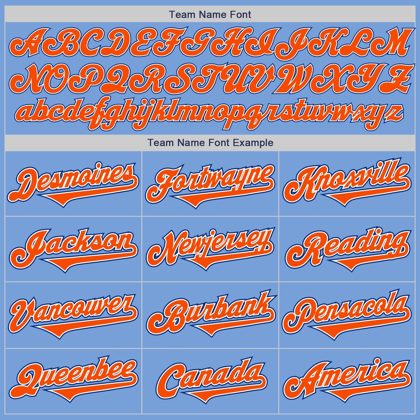 Custom Light Blue Orange-Royal Authentic Two Tone Baseball Jersey view 4