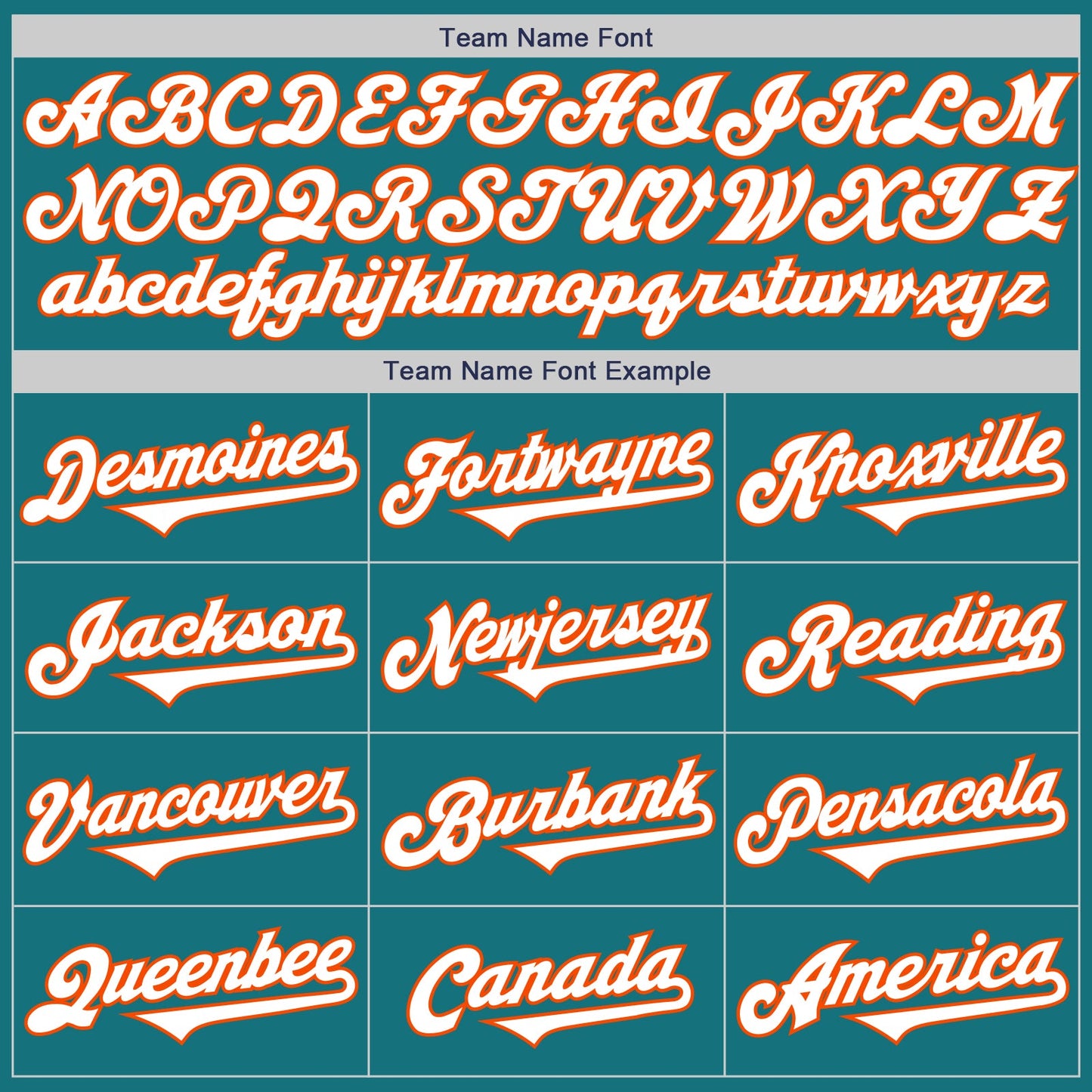 Custom Teal White-Orange Authentic Two Tone Baseball Jersey view 4