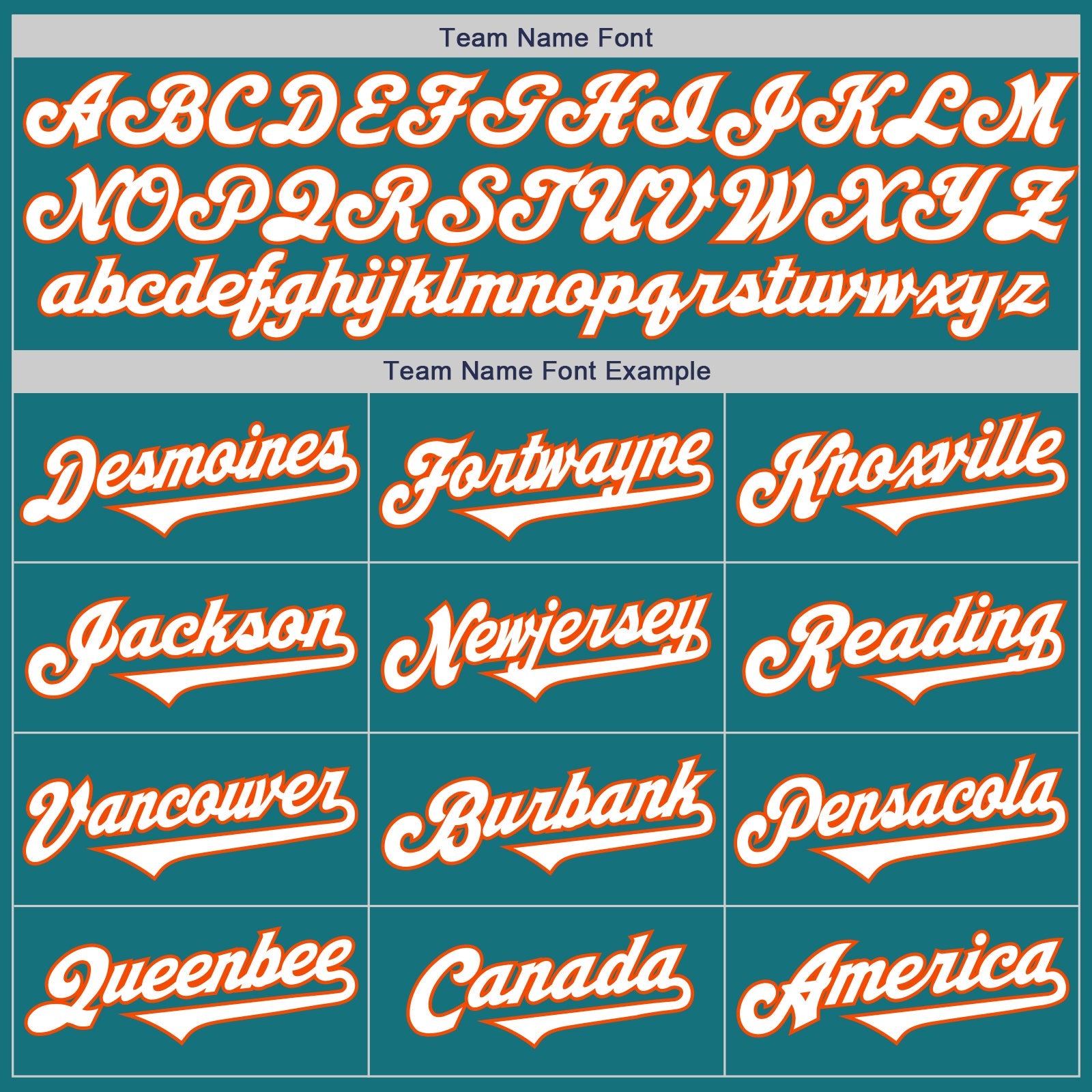 Custom Teal White-Orange Authentic Two Tone Baseball Jersey view 4