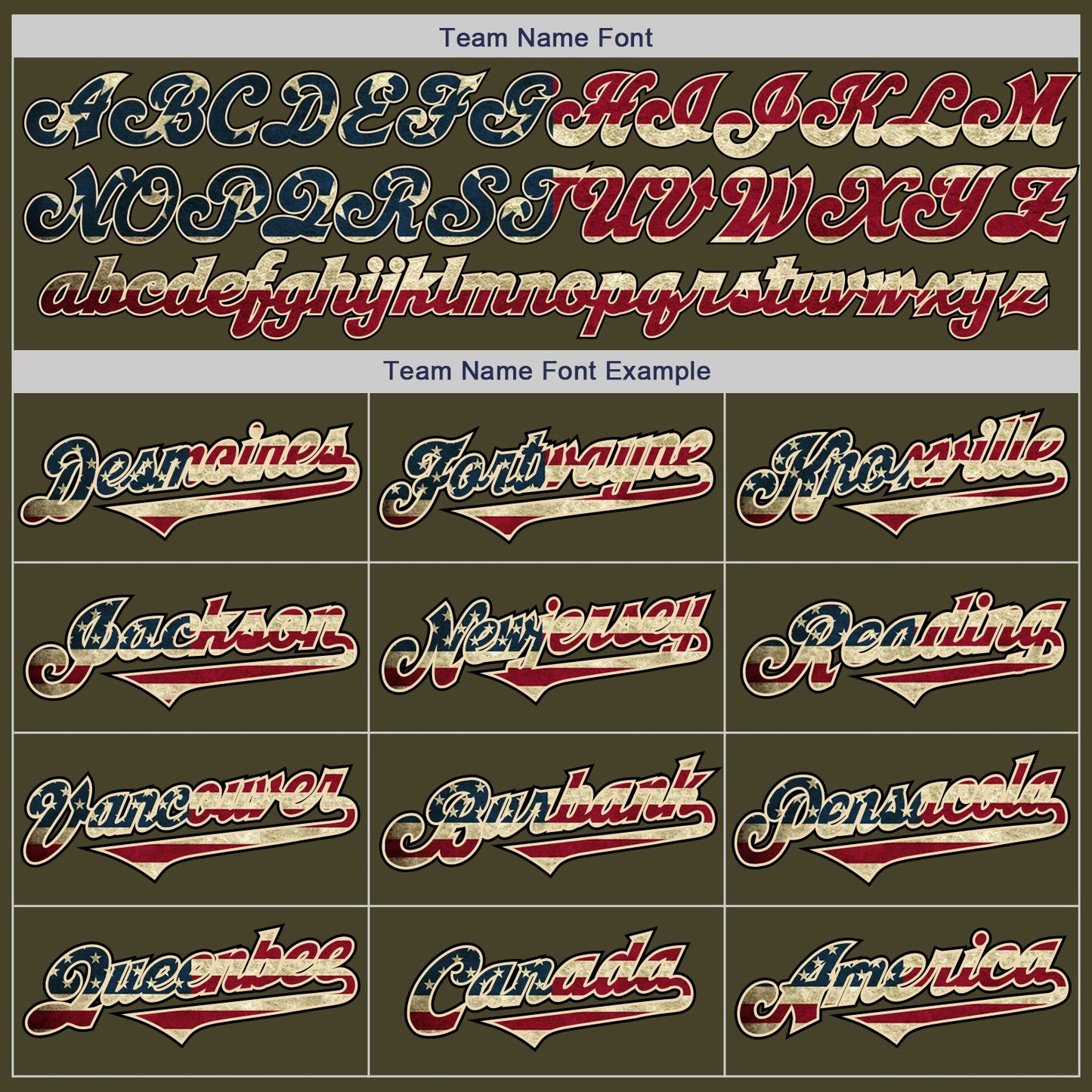 Custom Olive Vintage USA Flag-Black Authentic Two Tone Salute To Service Baseball Jersey view 4