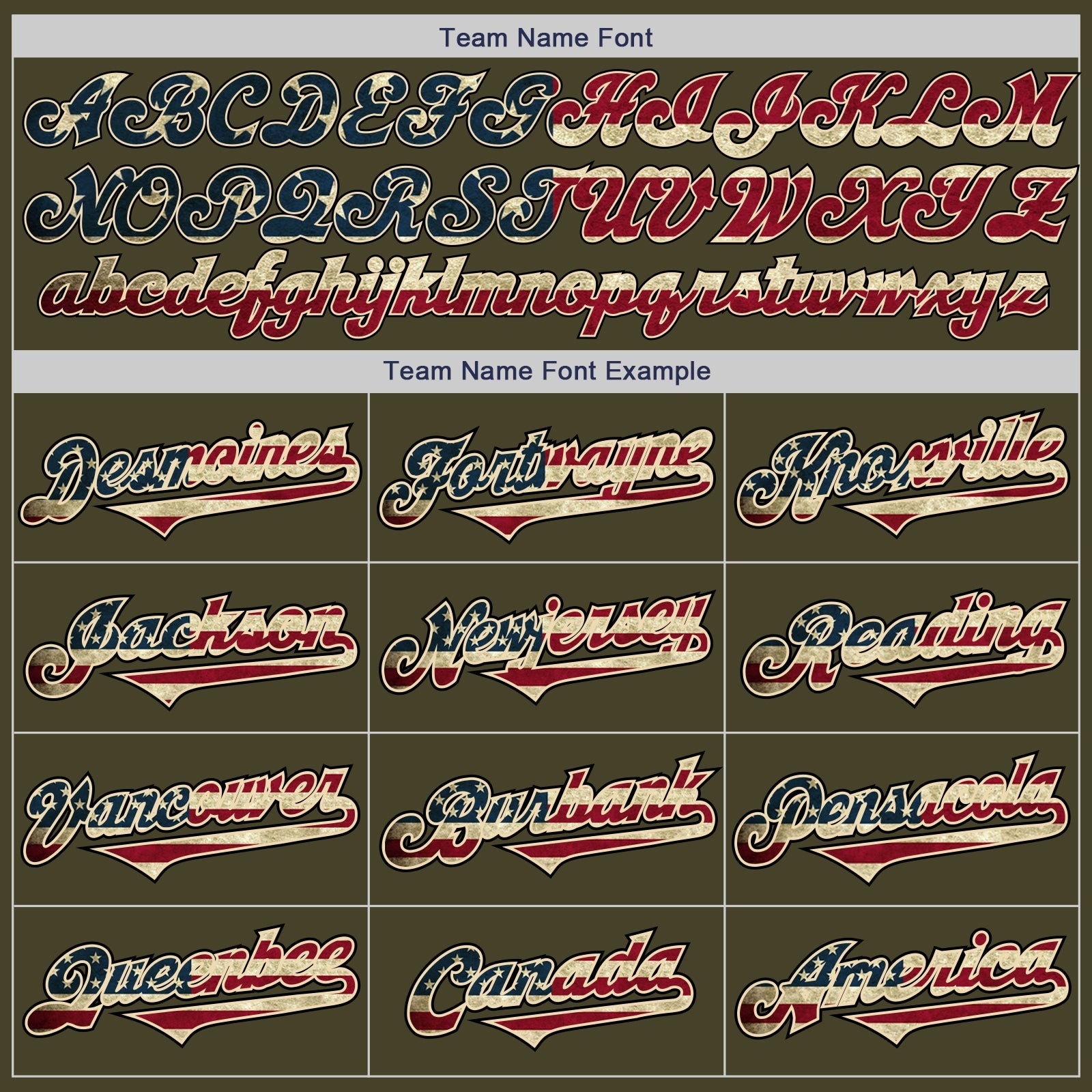 Custom Olive Vintage USA Flag-Black Authentic Two Tone Salute To Service Baseball Jersey view 4