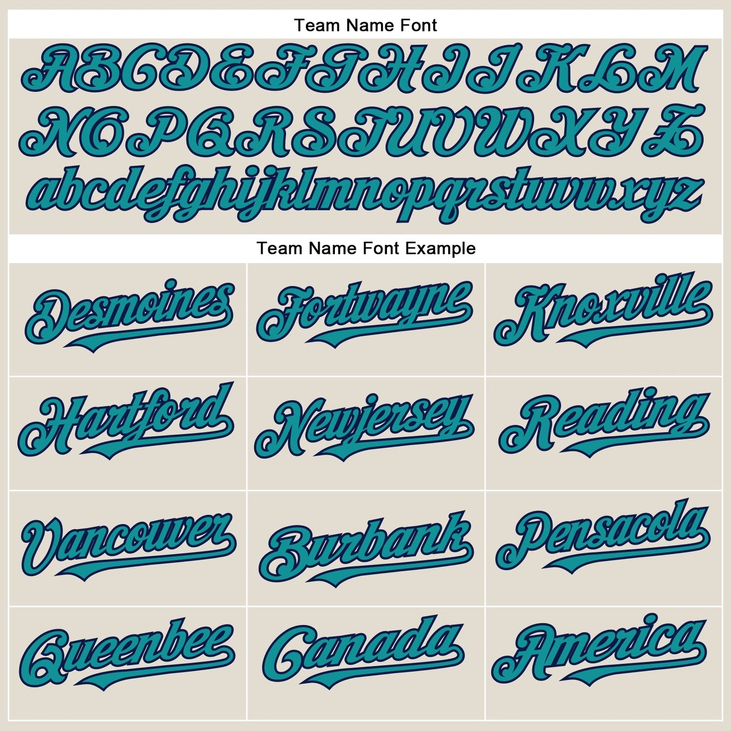 Custom Cream Teal Navy-Red Authentic Two Tone Baseball Jersey view 4