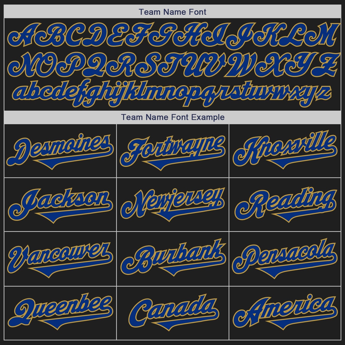 Custom Black Royal-Old Gold Authentic Two Tone Baseball Jersey view 4