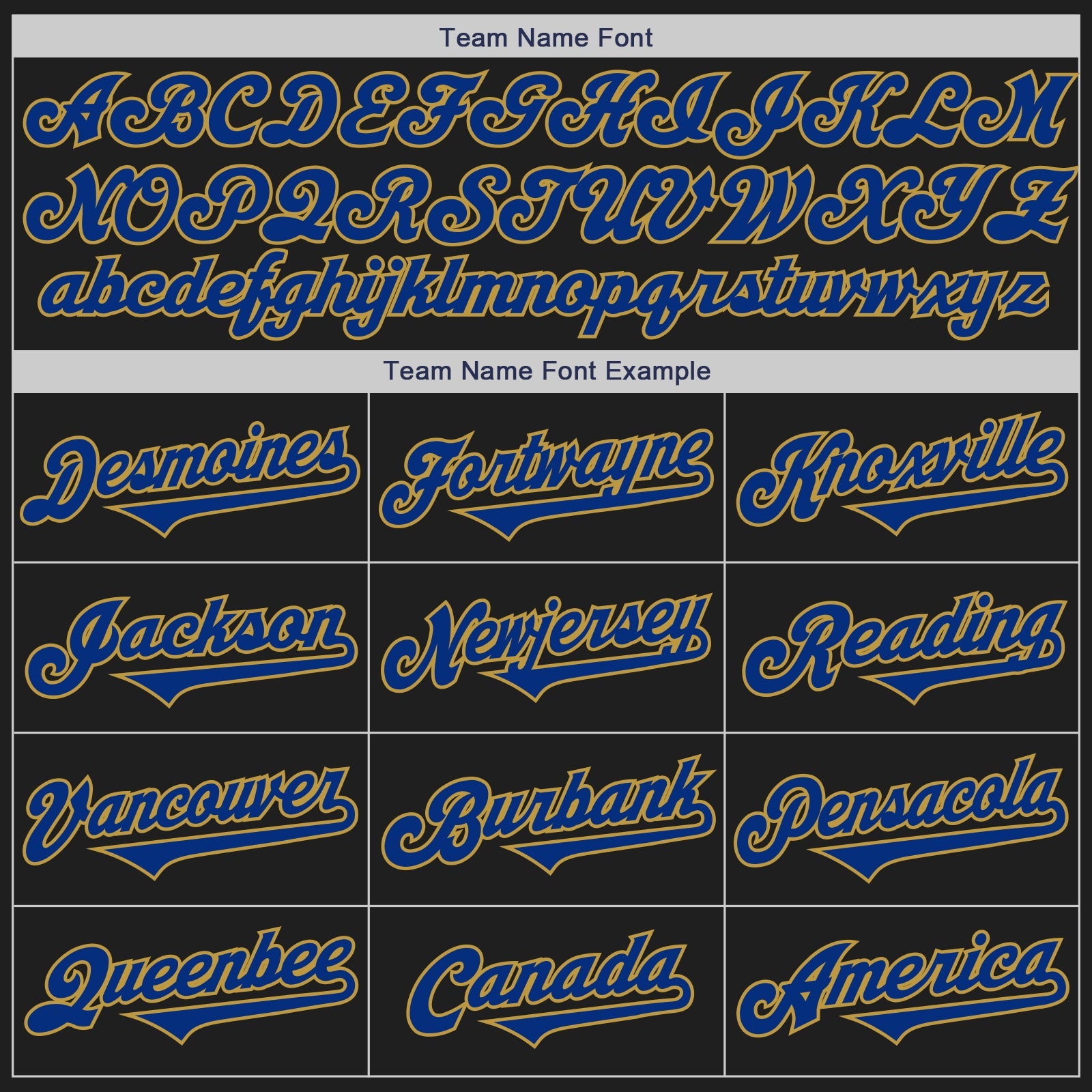 Custom Black Royal-Old Gold Authentic Two Tone Baseball Jersey view 4