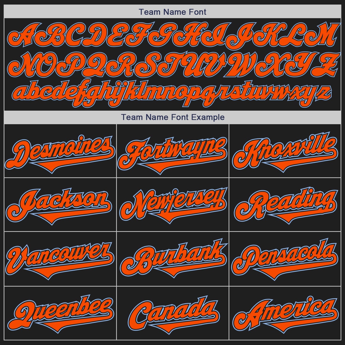 Custom Black Orange-Light Blue Authentic Two Tone Baseball Jersey view 4