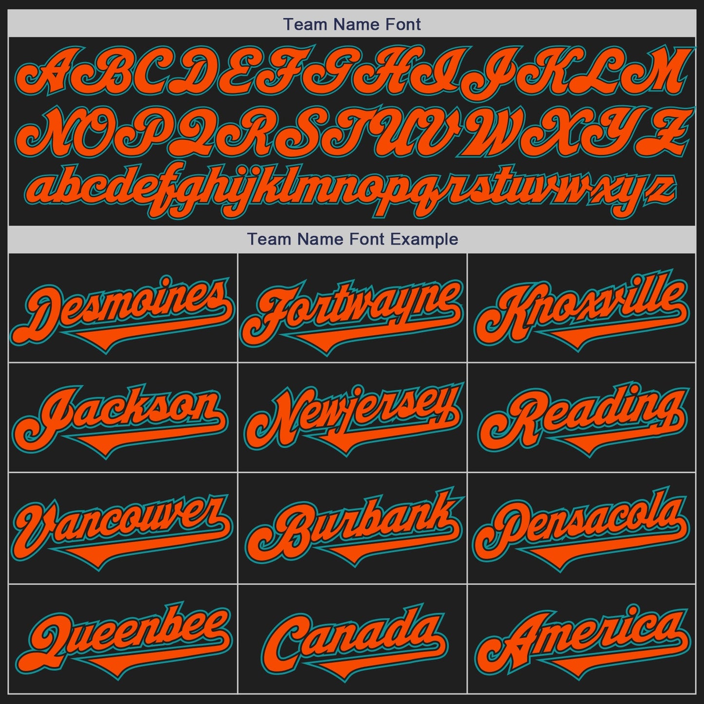 Custom Black Orange-Teal Authentic Two Tone Baseball Jersey view 4