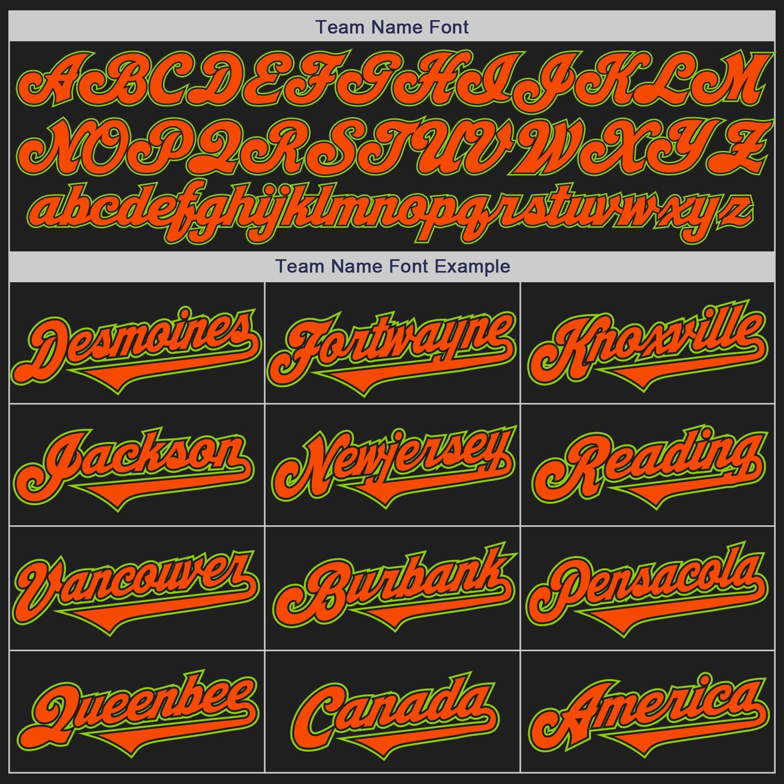 Custom Black Orange-Neon Green Authentic Two Tone Baseball Jersey view 4