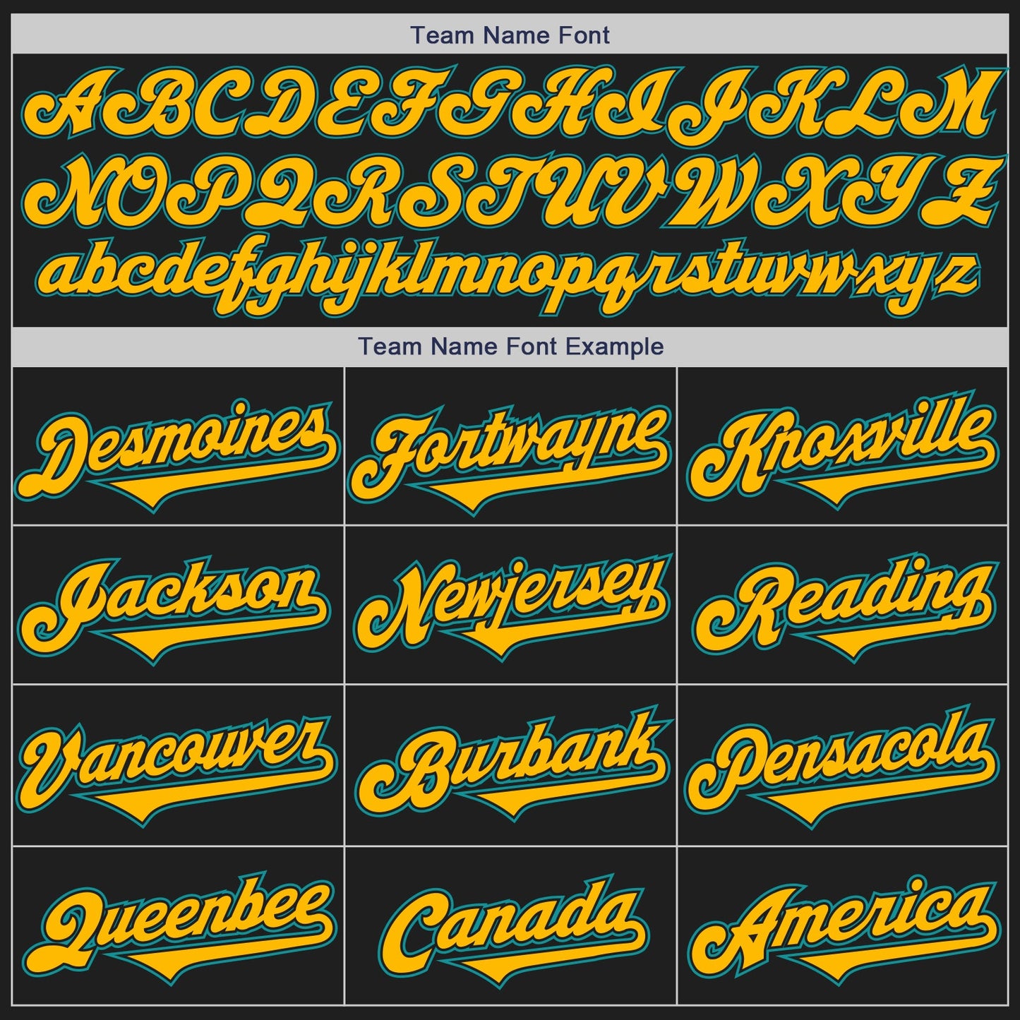 Custom Black Gold-Teal Authentic Two Tone Baseball Jersey view 4