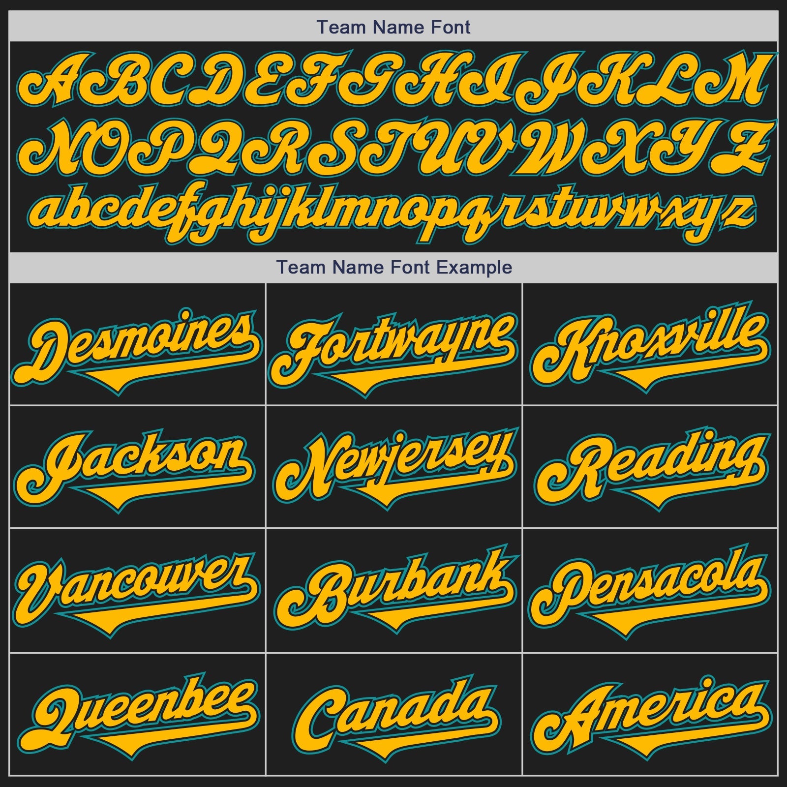 Custom Black Gold-Teal Authentic Two Tone Baseball Jersey view 4