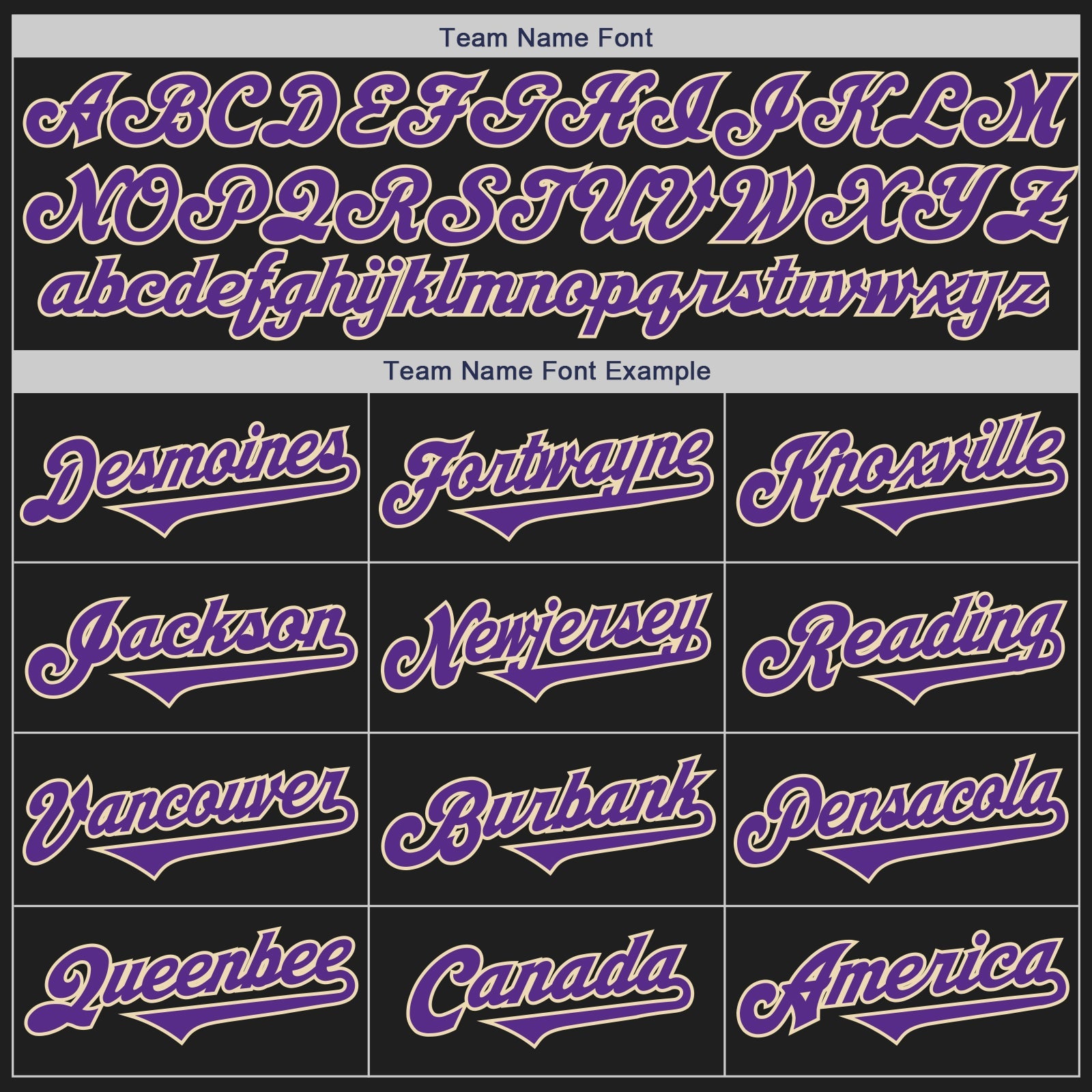 Custom Black Purple-Cream Authentic Two Tone Baseball Jersey view 4