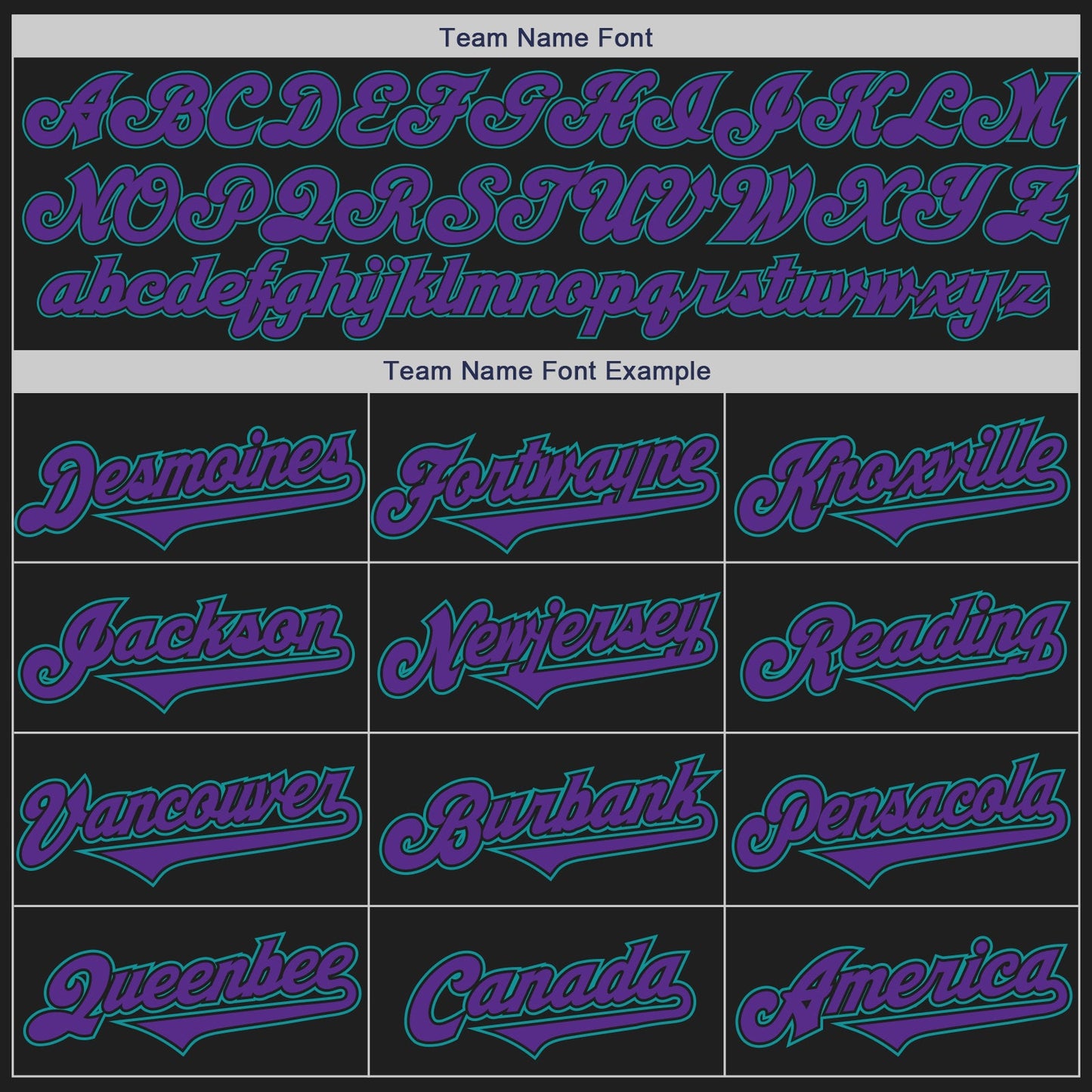 Custom Black Purple-Teal Authentic Two Tone Baseball Jersey view 4