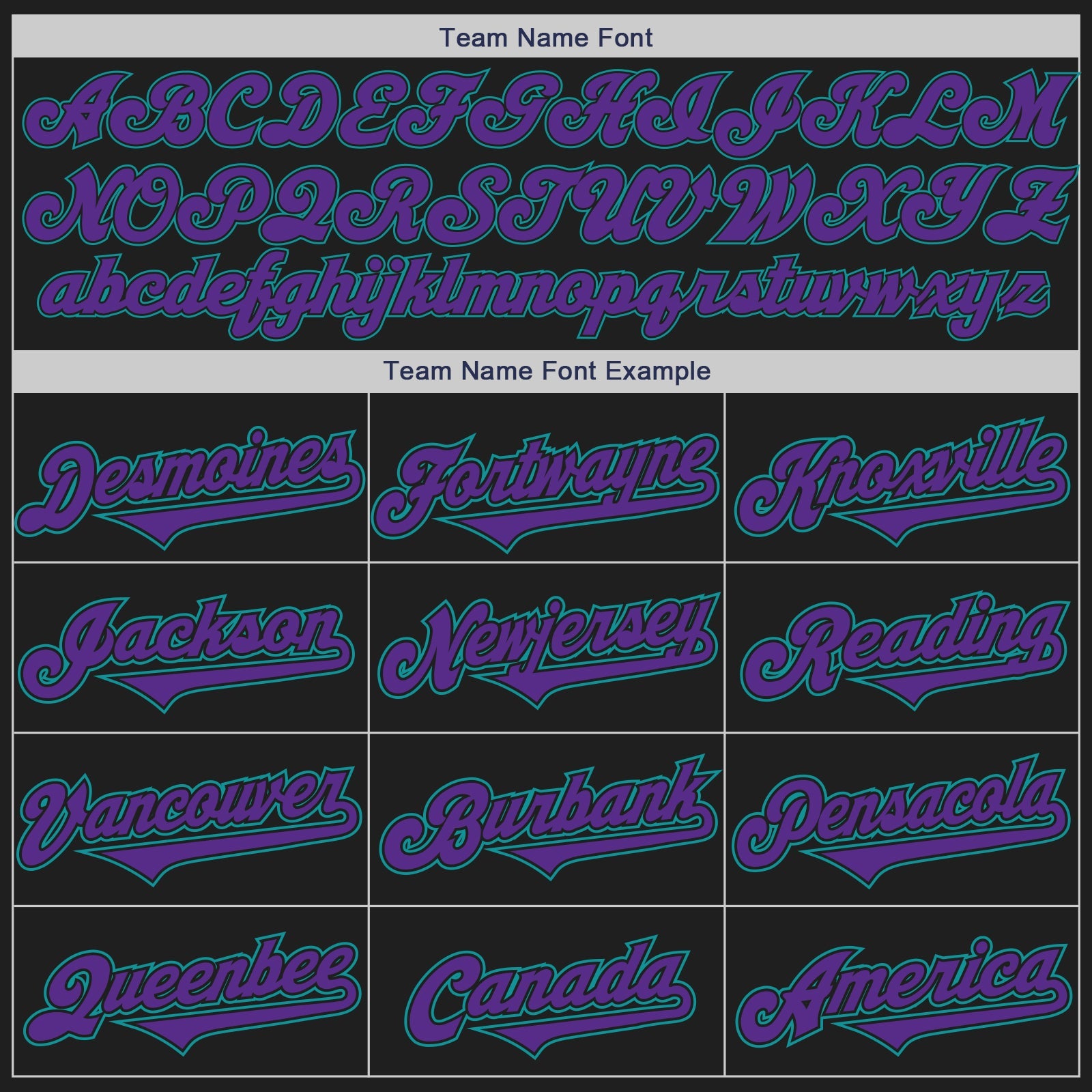 Custom Black Purple-Teal Authentic Two Tone Baseball Jersey view 4