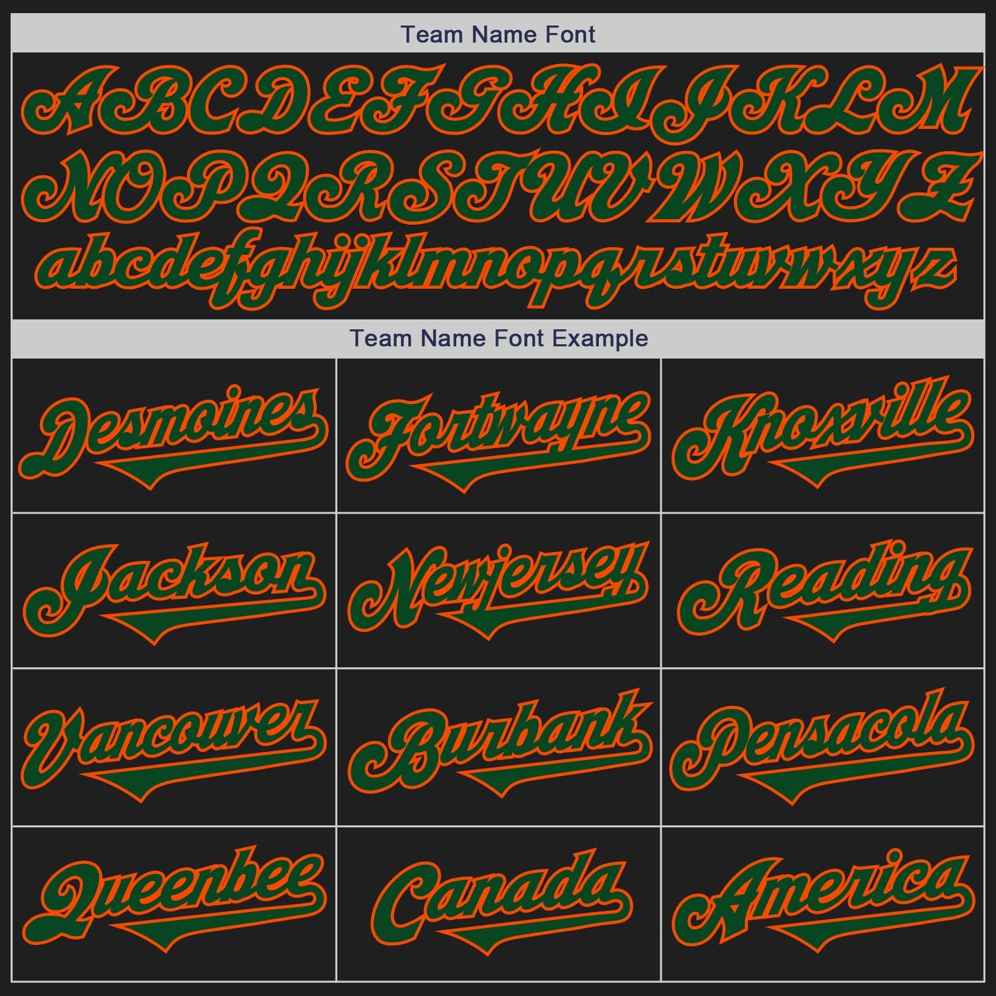 Custom Black Green-Orange Authentic Two Tone Baseball Jersey view 4
