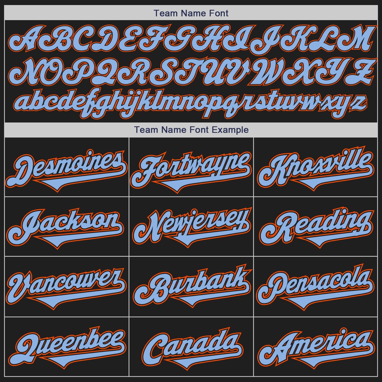 Custom Black Light Blue-Orange Authentic Two Tone Baseball Jersey view 4
