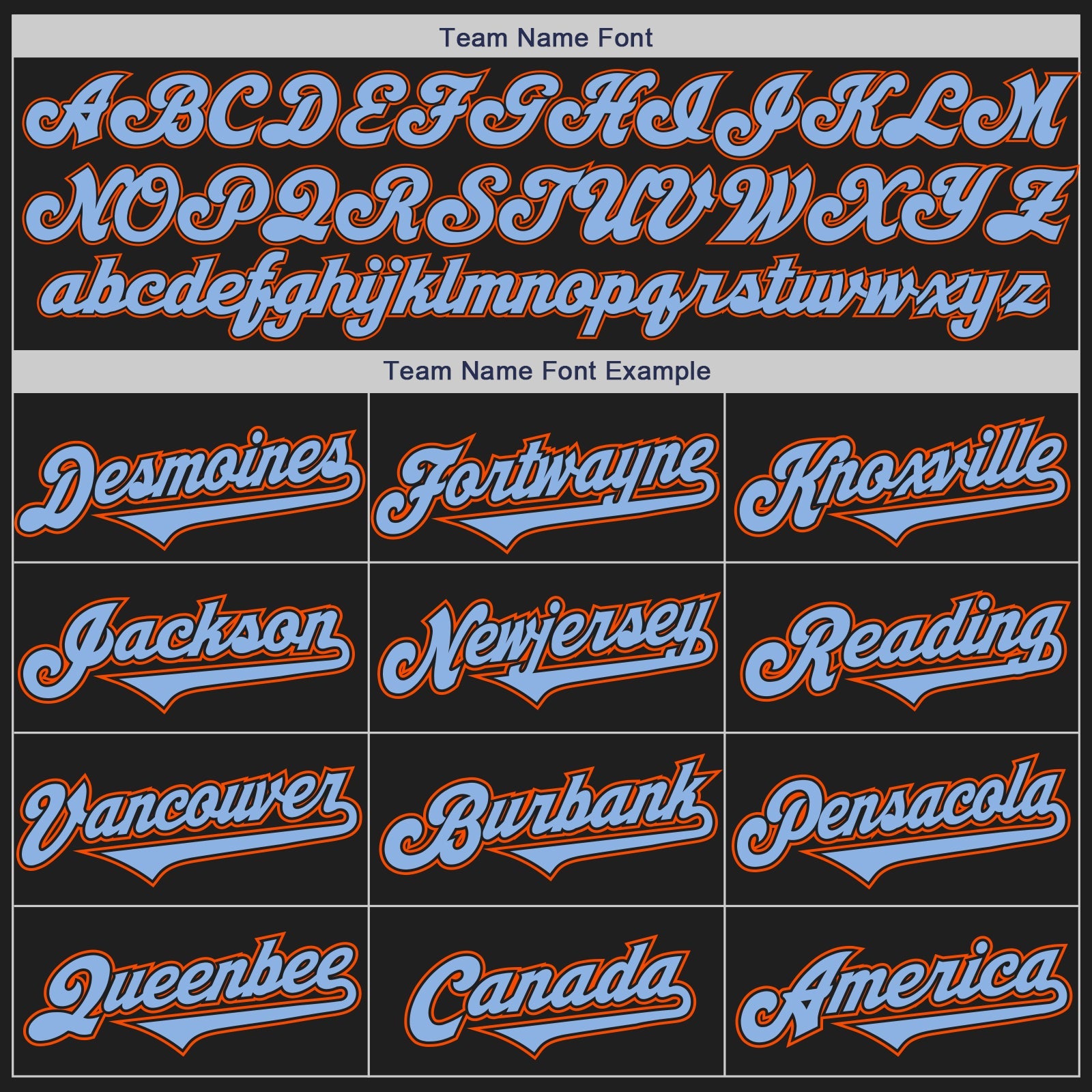 Custom Black Light Blue-Orange Authentic Two Tone Baseball Jersey view 4