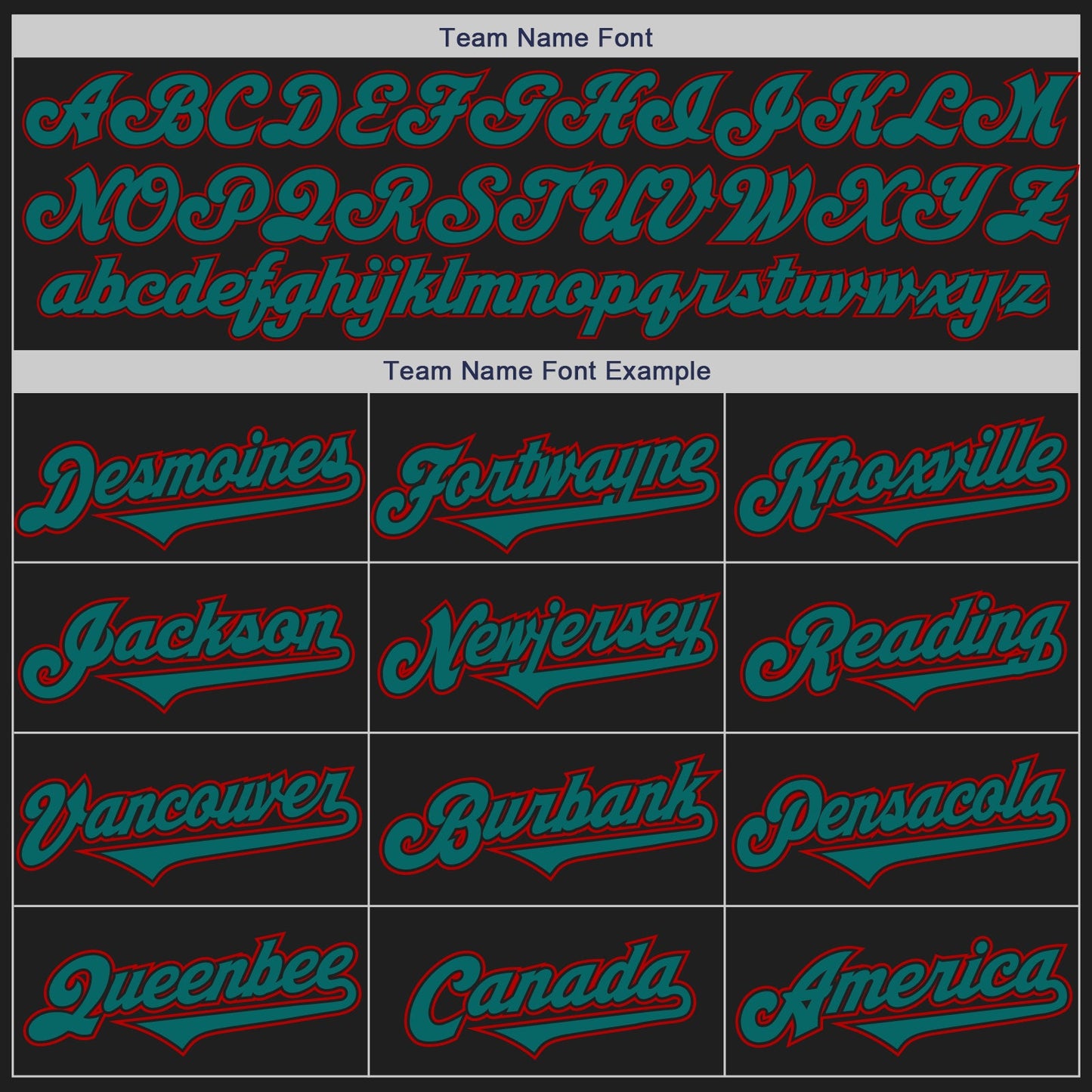 Custom Black Teal-Red Authentic Two Tone Baseball Jersey view 4