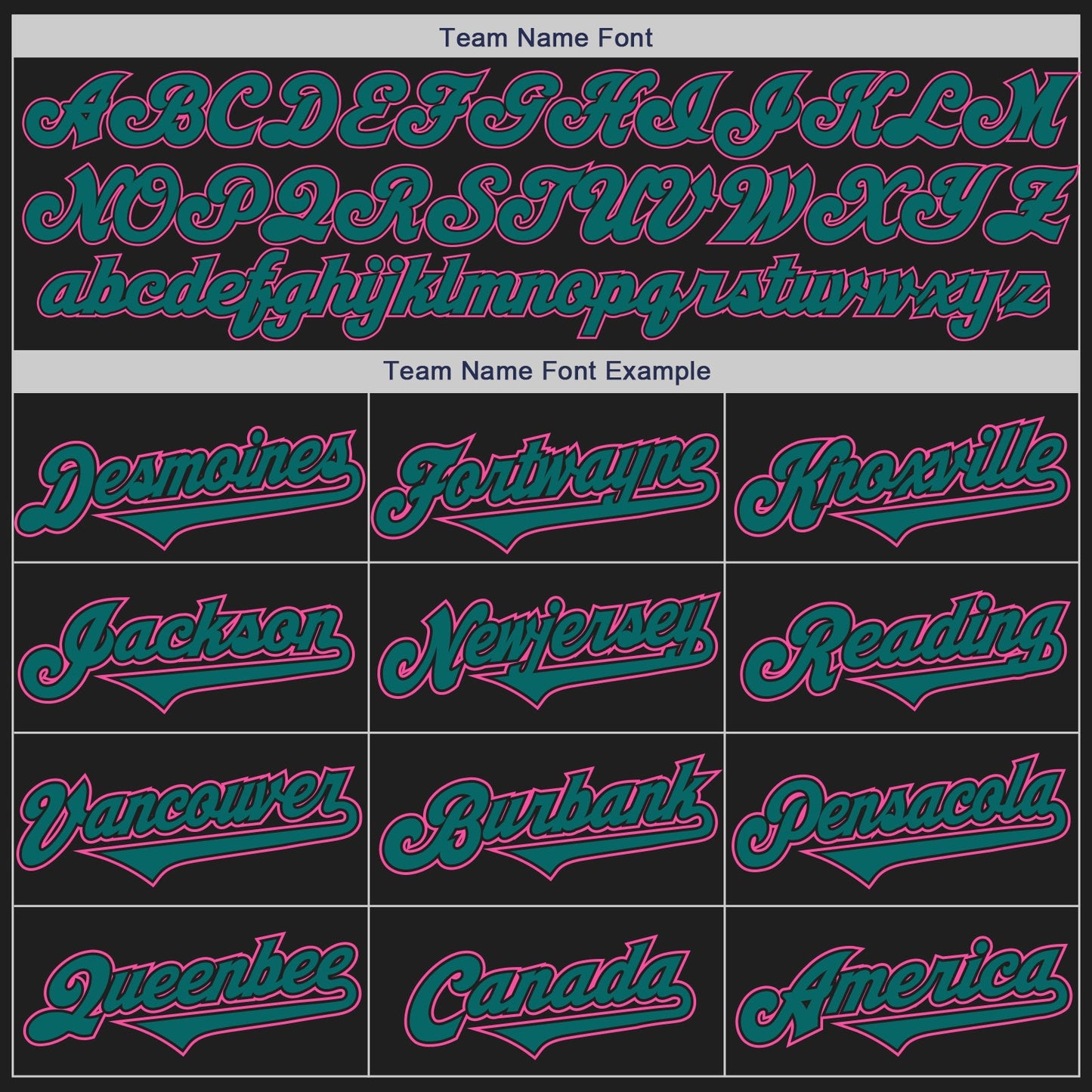 Custom Black Teal-Pink Authentic Two Tone Baseball Jersey view 4
